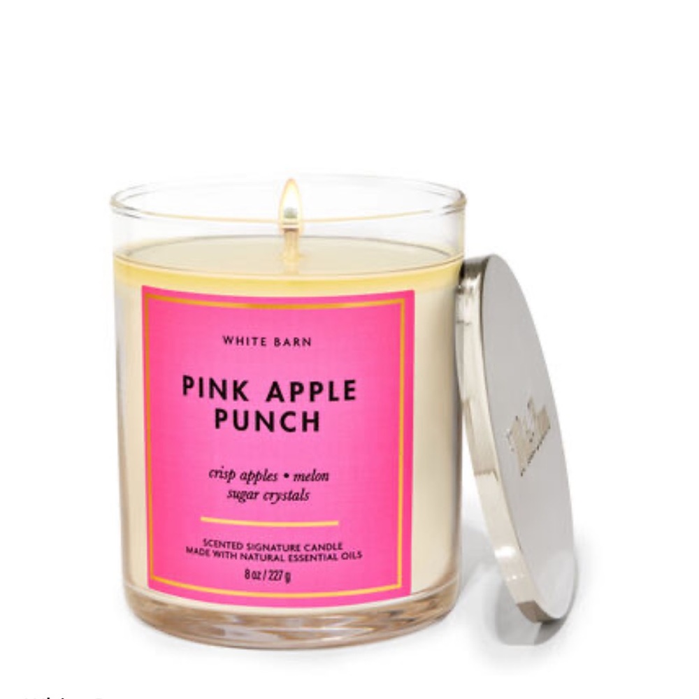 Bath & Body Works - Pink Apple Punch Single Wick Candle NWT🕯️⭐️
